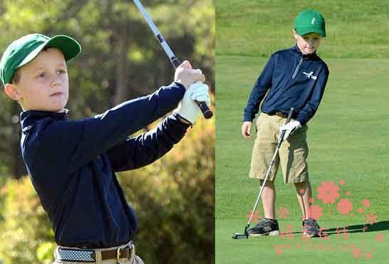 美国男童纪念癌症好友创高尔夫慈善项目