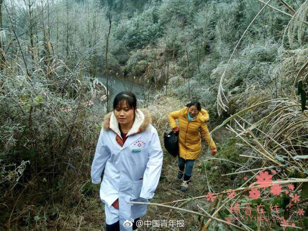 贵州遭雨雪凝冻天气，助产士爬冰山5小时为村民接生
